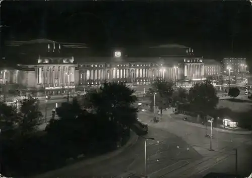 Ansichtskarte Leipzig Hauptbahnhof 1971