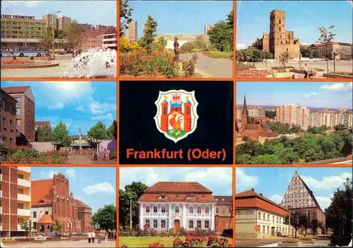 Frankfurt (Oder) Karl-Marx-Straße, Rathaus Collegienhaus mit Stadtarchiv g1984