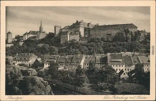 Ansichtskarte Bautzen Budyšin Ortenburg 1928