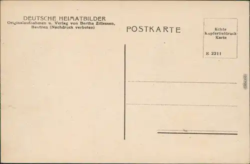 Ansichtskarte Bautzen Budyšin Ortenburg 1928