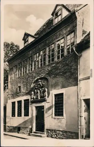 Ansichtskarte Ansichtskarte Eisleben Luthers Geburtshaus 1955 