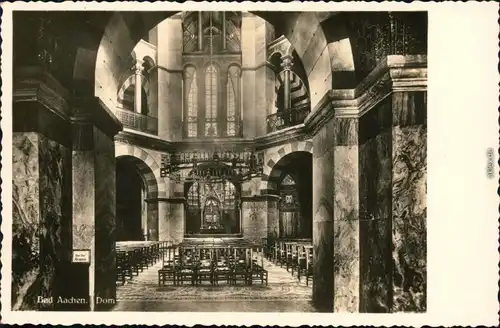 Ansichtskarte Aachen Innenansicht - Dom 1932 