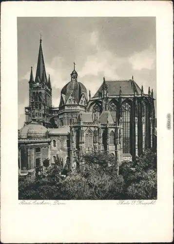 Ansichtskarte Ansichtskarte Aachen Aachener Dom 1938