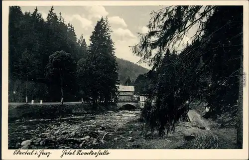 Ansichtskarte Oker-Goslar Hotel Römkerhalle 1930 