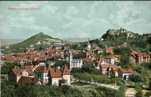 Ansichtskarte Blankenburg (Harz) Ansicht 1917