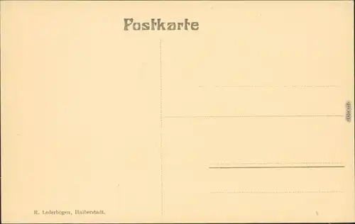 Ansichtskarte Wernigerode Hotel Wasserfall, Steinerne Renne 1914