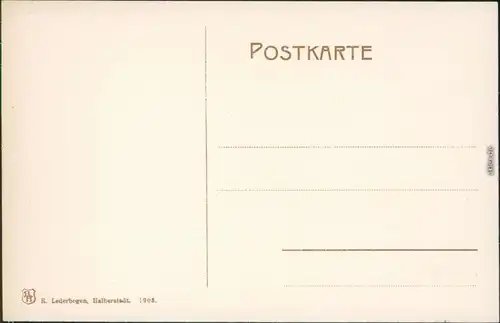 Ansichtskarte Ansichtskarte Hasserode-Wernigerode Panorama-Ansicht 1908