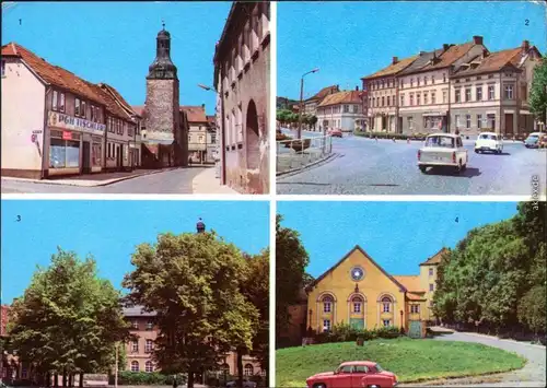 Ballenstedt Harz Oberturm Rudolf-Breitscheid-Straße Goetheplatz Schloß g1972