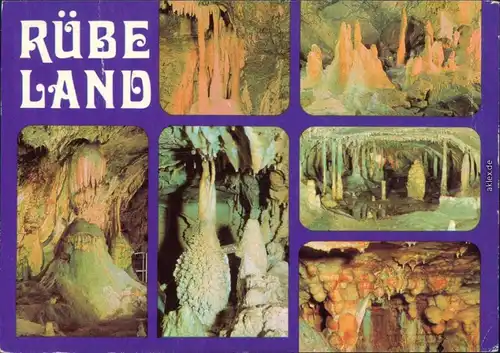 Rübeland Kanzel, Partie  Höhle, Korbflasche, Blaue Grotte, Märchenwald,  1982