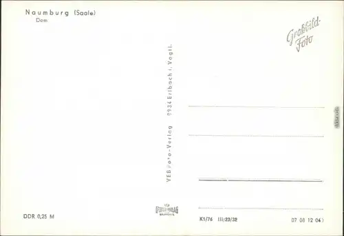 Ansichtskarte Naumburg (Saale) Dom - St. Peter und Paul 1976