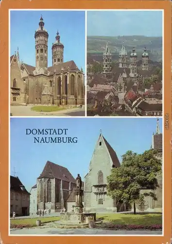 Naumburg (Saale) Dom - verschiedene Ansichten Ansichtskarte g1988