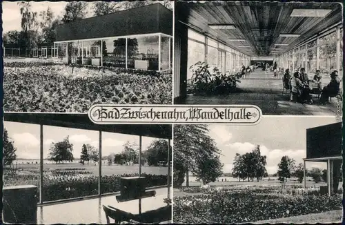 Ansichtskarte Bad Zwischenahn Wandelhalle - Innen- und Außenansicht 1964