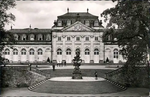 Ansichtskarte Fulda Orangerie mit Flora 1959