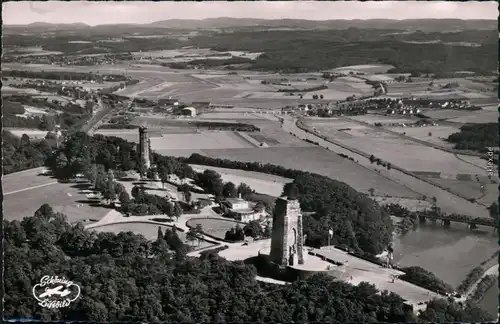 Ansichtskarte Syburg-Dortmund Hohensyburgdenkmal mit weitblick 1963