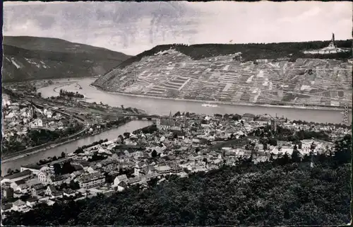 Ansichtskarte Bingerbrück-Bingen am Rhein Panorama-Ansichten 1956