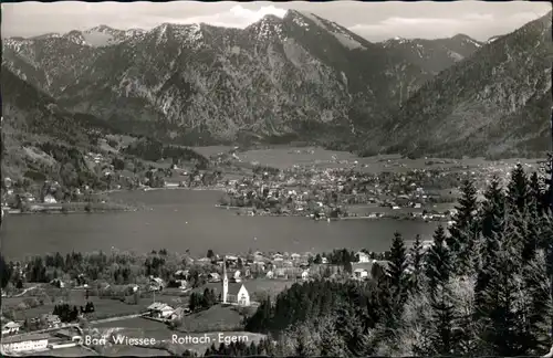 Ansichtskarte Egern-Rottach-Egern Panorama-Ansichten 1956