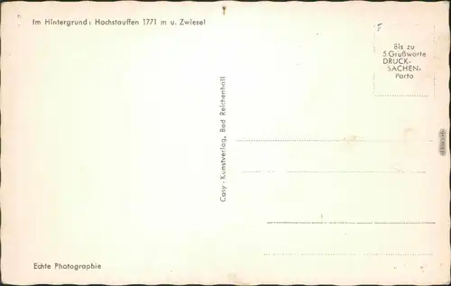 Ansichtskarte Predigtstuhl-Bad Reichenhall Predigtstuhl 1965