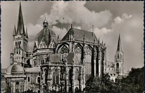 Ansichtskarte Aachen Aachener Dom: Südseite 1957