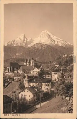 Ansichtskarte Berchtesgaden Panorama-Ansicht 1930