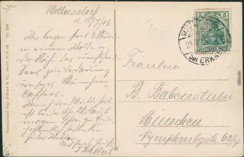 Ansichtskarte Woltersdorf Woltersdorfer Schleuse, Panorama, Flakensee 1911 