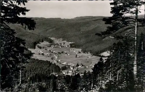 Ansichtskarte Obertal-Buhlbach-Baiersbronn Panorama-Ansicht 1961