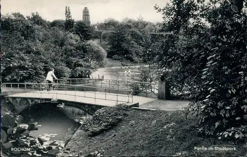 Ansichtskarte Bochum Partie im Stadtpark 1965