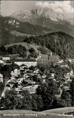 Ansichtskarte Berchtesgaden Panorama-Ansicht 1952