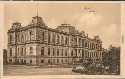 Ansichtskarte Gotha Partie am Museum 1926 