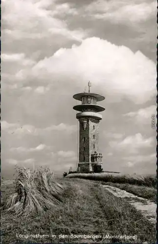 Ansichtskarte Ansichtskarte Nottuln Longinusturm in den Baumbergen 1965