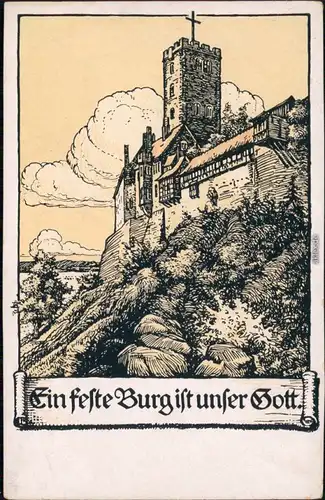 Ansichtskarte Eisenach Wartburg 1932