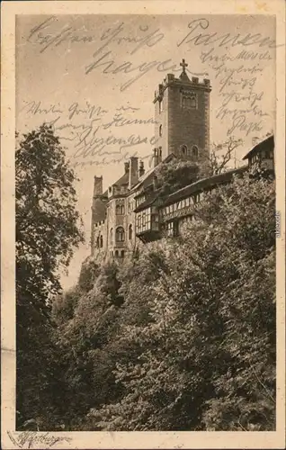 Ansichtskarte Eisenach Wartburg 1926
