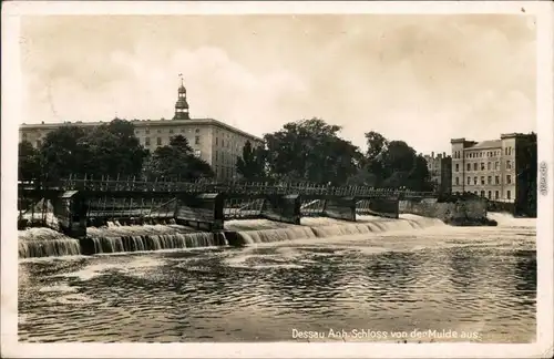 Ansichtskarte Dessau-Dessau-Roßlau Herzogliches Schloss an der Mulde 1941