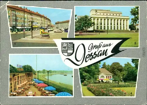 Dessau-Dessau-Roßlau Straße  HO-Gaststätte  Milchbar Teehäuschen 1961