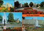 Dessau Scheibe Nord und Hotel Bauhaus, Post, Haus des Reisens 1986