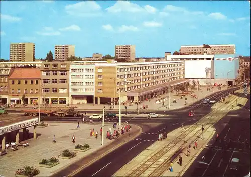 Ansichtskarte Ansichtskarte Dessau Wilhelm-Pieck-Straße 1981