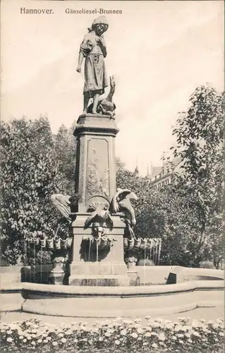 Ansichtskarte Hannover Gänseliesel 1915