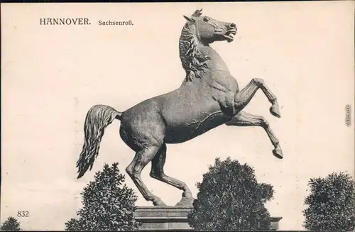 Ansichtskarte Ansichtskarte Hannover Sachsenroß 1914 