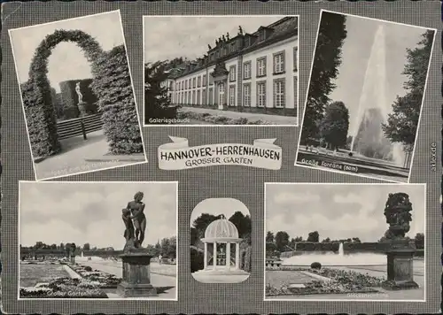 Herrenhausen-Hannover Großer Garten - Aufgang zum Gartentheater 1965