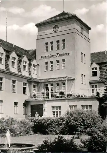 Ansichtskarte Bad Wilsnack Puschkin-Kurhaus 1977