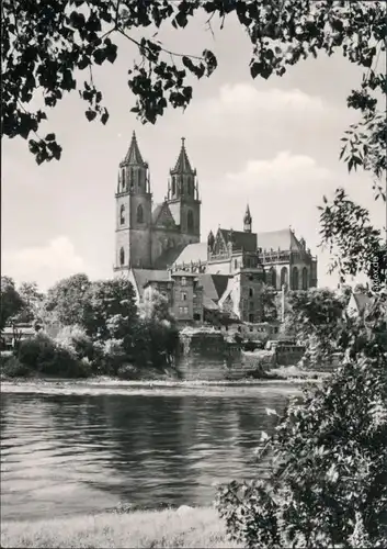 Ansichtskarte Altstadt-Magdeburg Dom 1977