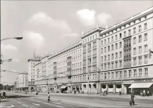 Ansichtskarte Magdeburg Wilhelm-Pieck-Allee 1980