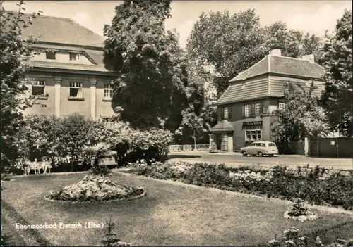 Ansichtskarte Pretzsch-Bad Schmiedeberg Eisenmoorbad: Kuranlage 1968