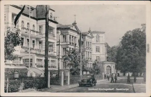 Ansichtskarte Heringsdorf Usedom Seestraße 1954