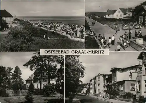 Graal-Müritz Strandpromenade -  Kliniksanatorium  Rosa-Luxemburg-Straße 1971