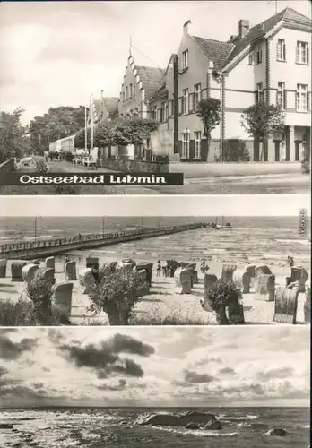 Lubmin Reichsbahnerholungsheim Philipp-Müller-Heim, Strand und Teufelsstein 1974