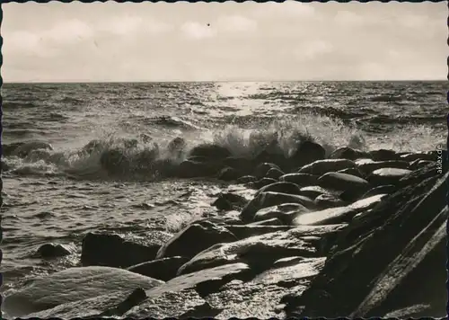 Ansichtskarte Ansichtskarte Wismar Meerblick vom Strand aus 1965