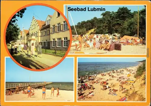 Ansichtskarte Ansichtskarte Lubmin Seebad Lubmin, Strand g1986
