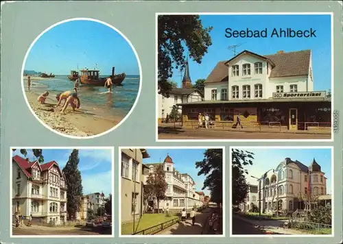 Ahlbeck (Usedom) Fischerstrand,  Finow, Karlstraße / S  1988