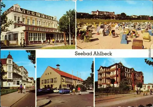 Ahlbeck (Usedom) Ostseehotel,  FDGB-Erholungsheim Bernhard Göring - Haus  1978