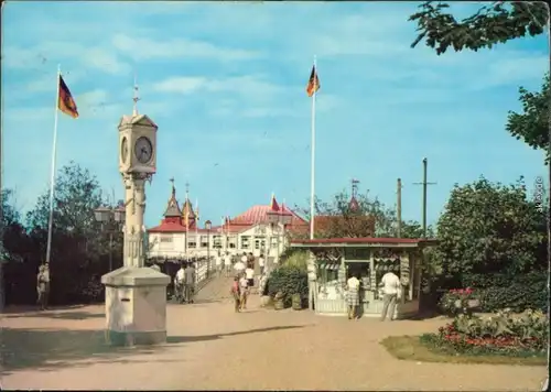 Ansichtskarte Ahlbeck (Usedom) Seebrücke 1964